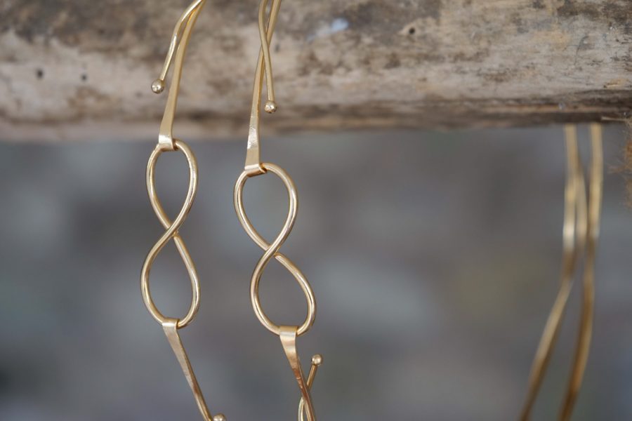 Στέφανα γάμου «άπειρο» με διπλή επίχρυση βέργα | στέφανα γάμου επίχρυσα από Velissaria.gr