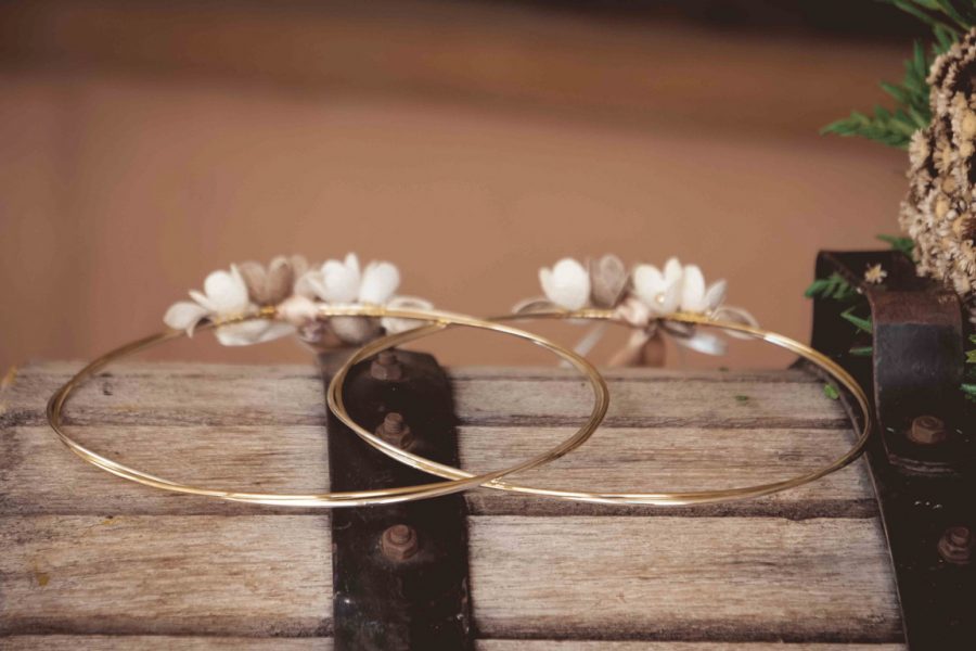 | στέφανα γάμου ασημένια από Velissaria.gr