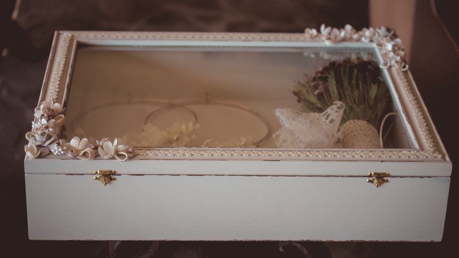 Στεφανοθήκη κουτί | στεφανοθήκες από Velissaria.gr