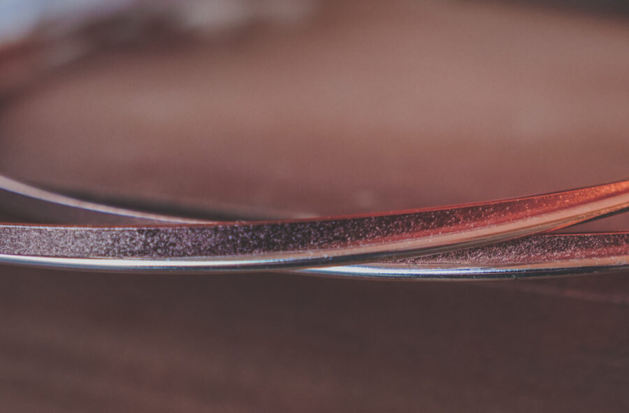 Ροζ χρυσά στέφανα | στέφανα γάμου επίχρυσα από Velissaria.gr