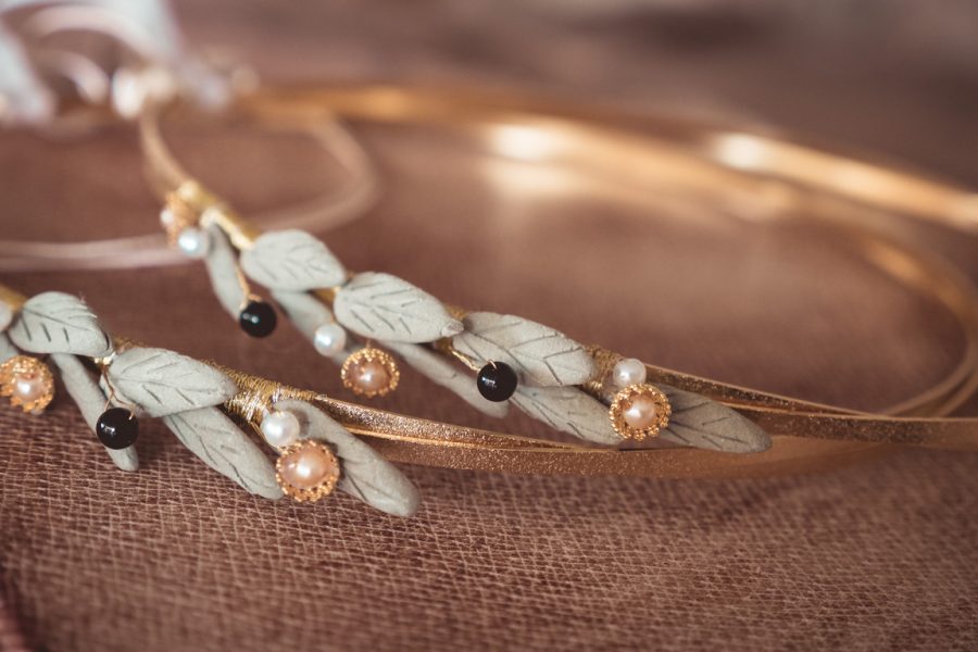 Στέφανα γάμου επίχρυσα “ελιά” | στέφανα γάμου επίχρυσα από Velissaria.gr