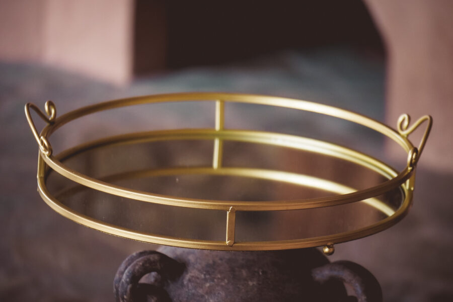 Δίσκος- καράφα-ποτήρι με διακόσμηση | σετ γαμου δίσκος-καράφα-ποτήρι από Velissaria.gr