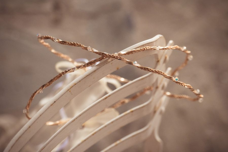 | στέφανα γάμου επίχρυσα από Velissaria.gr