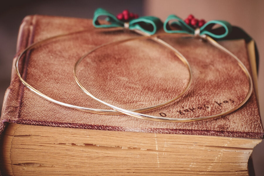 | στέφανα γάμου επάργυρα από Velissaria.gr