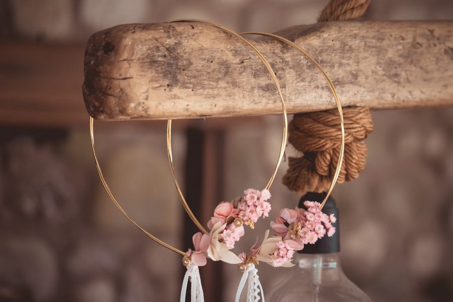 Στέφανα γάμου επίχρυσα boho | στέφανα γάμου επίχρυσα από Velissaria.gr