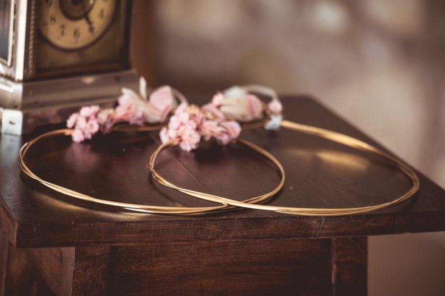 Στέφανα γάμου επίχρυσα boho | στέφανα γάμου επίχρυσα από Velissaria.gr