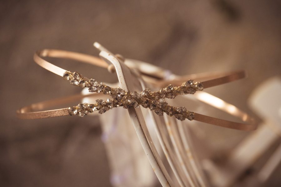 | στέφανα γάμου επίχρυσα από Velissaria.gr